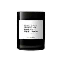 No. 4 Candle, Set goals that scare you and excite you at the same time