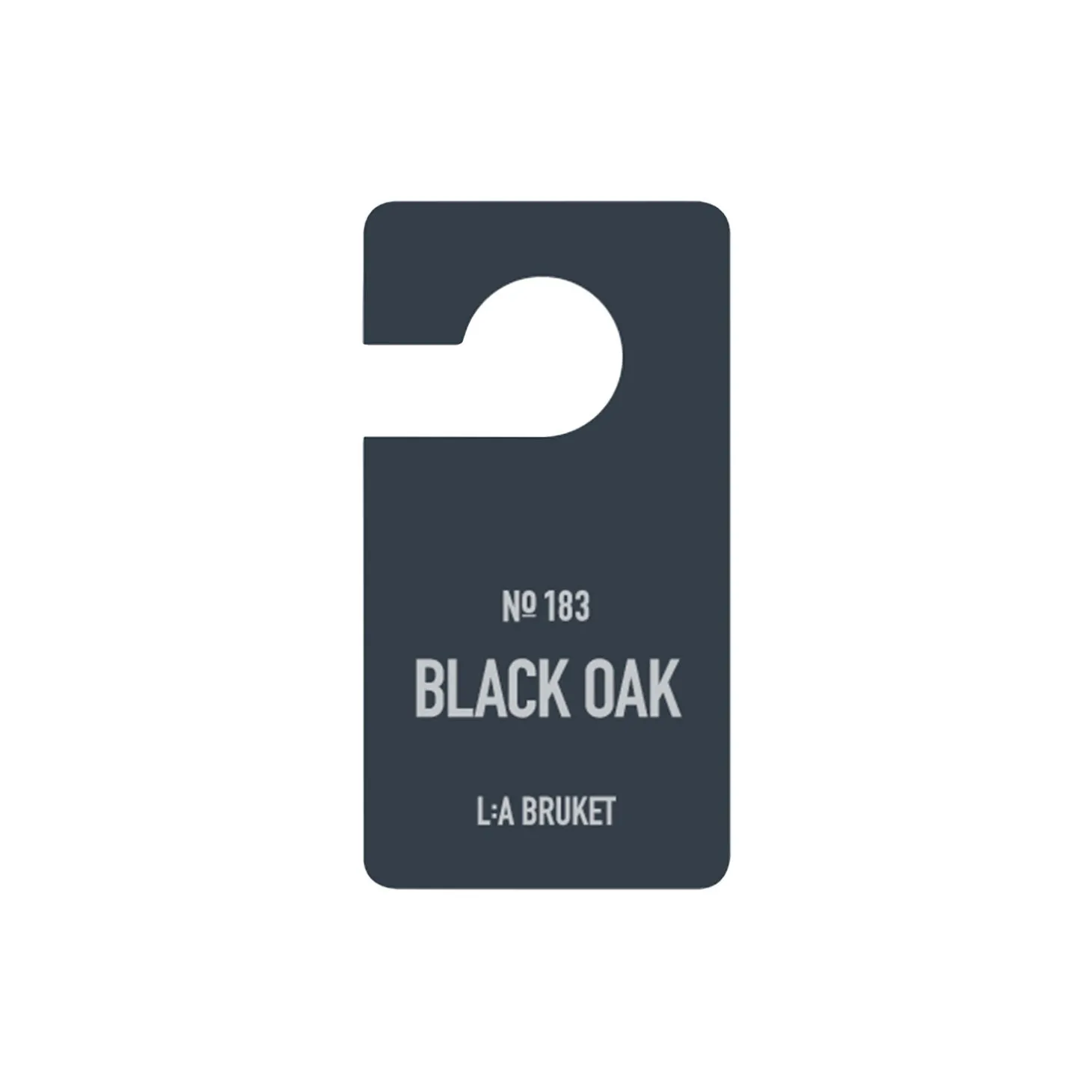 No. 183 Fragrance Tag, black oak