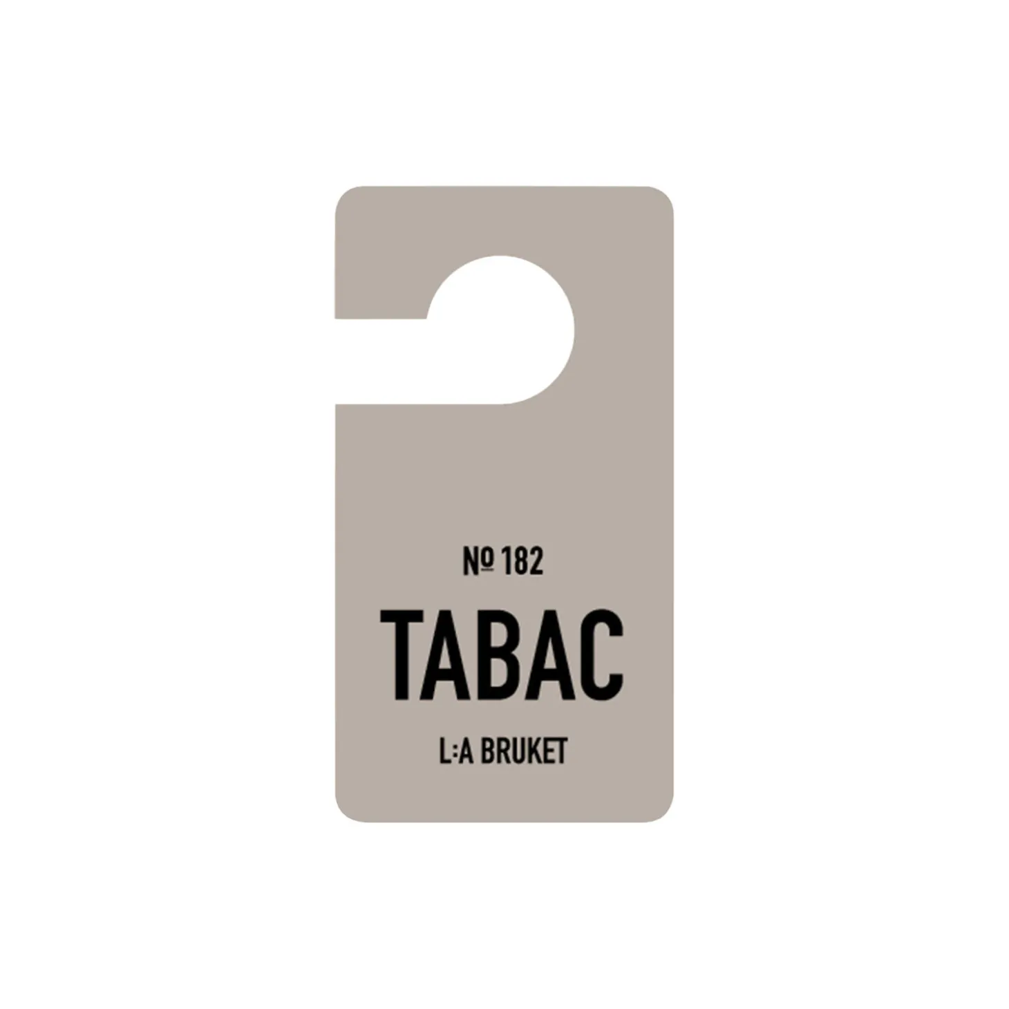 No. 182 Fragrance Tag, tabac