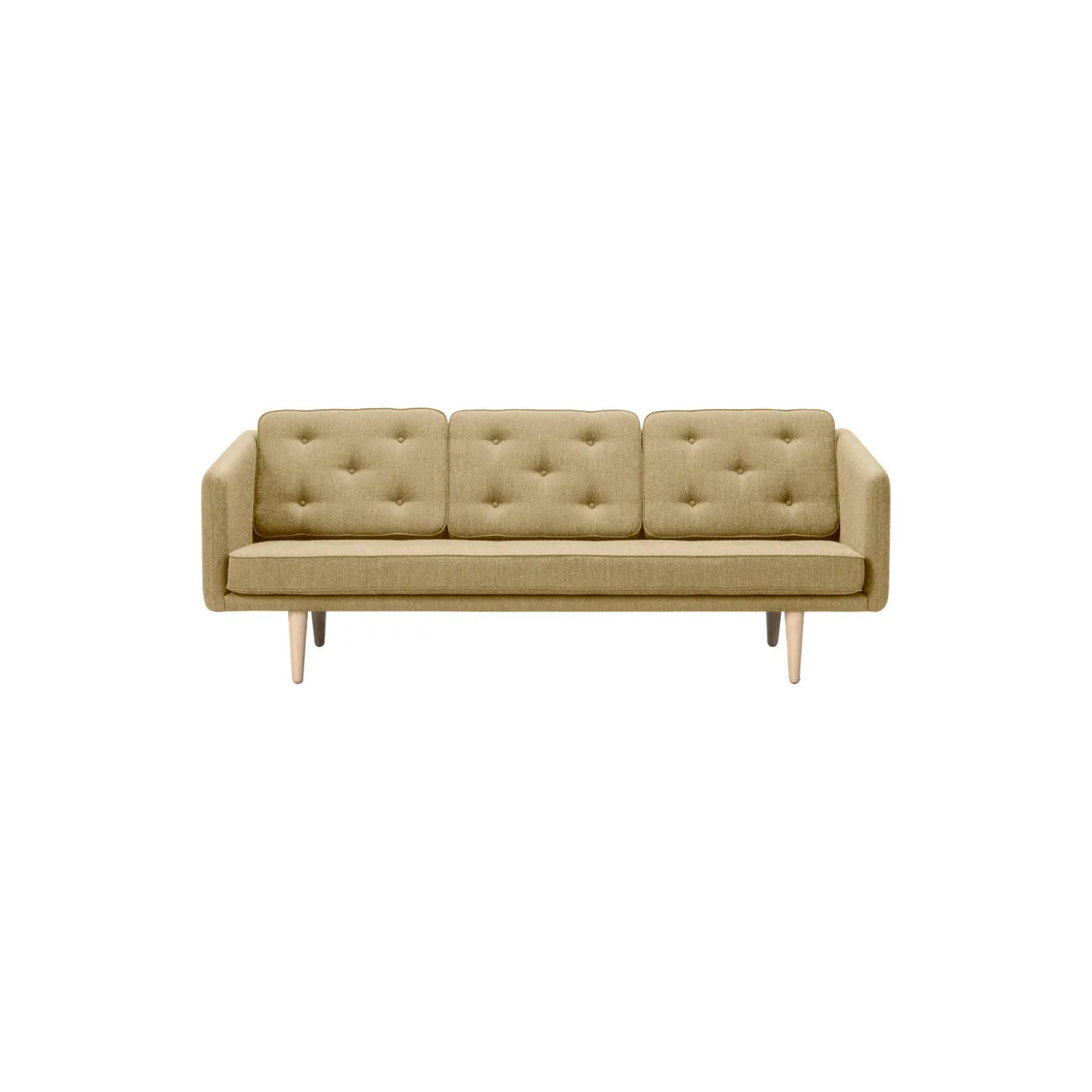 No. 1 3-pers. sofa, Fiord 422/lakeret eg