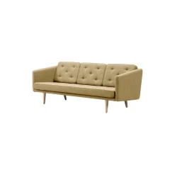 No. 1 3-pers. sofa, Fiord 422/lakeret eg