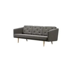 No. 1 3-pers. sofa, Fiord 151/sæbebehandlet eg