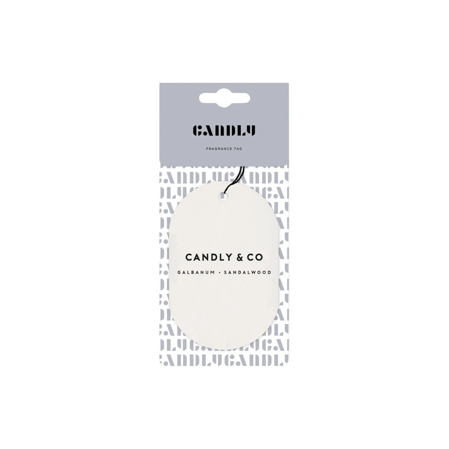 No. 6 Scented Car/Room Tag, Galbanum/Sandalwood