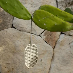 No. 1 Scented Car/Room Tag, Geranium/Incense