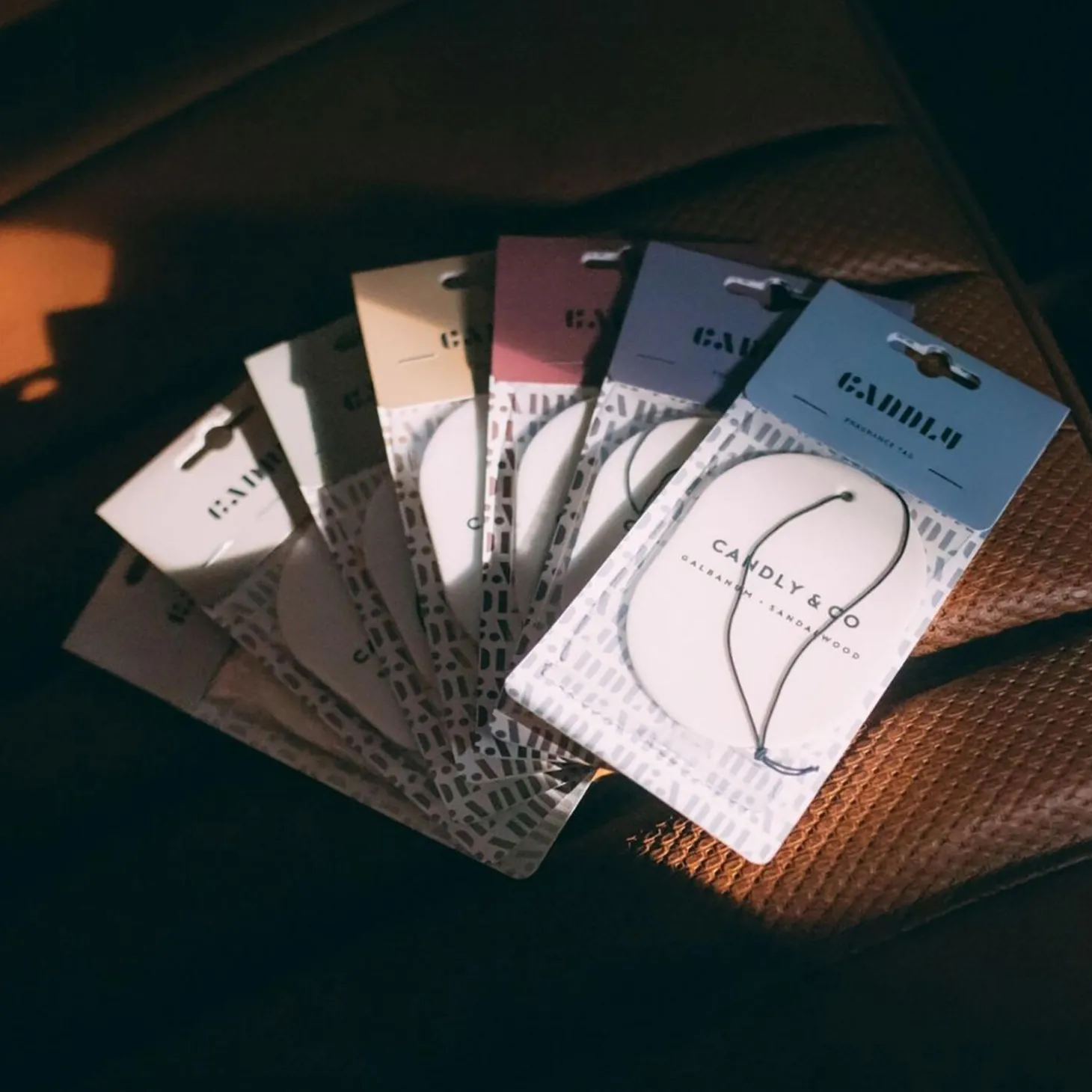 No. 1 Scented Car/Room Tag, Geranium/Incense