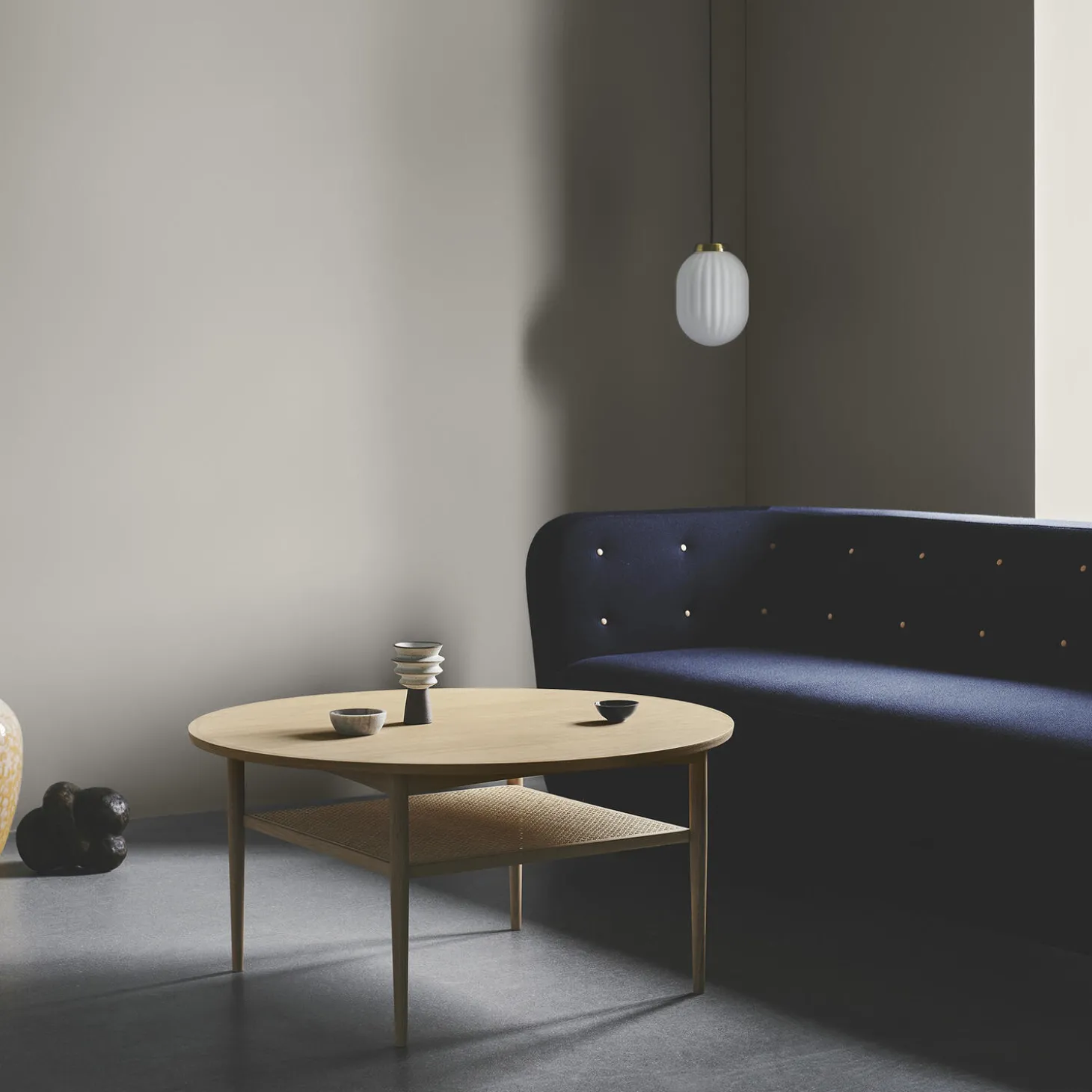 No. 100 Table, hvidolieret eg