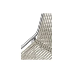 Noel Armrest Chair, steel/fair grey wool