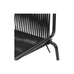 Noel Chair, black/black linen