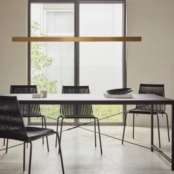 Noel Chair, black/black linen