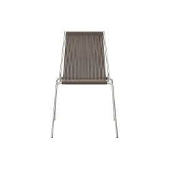 Noel Chair, steel/dark grey wool