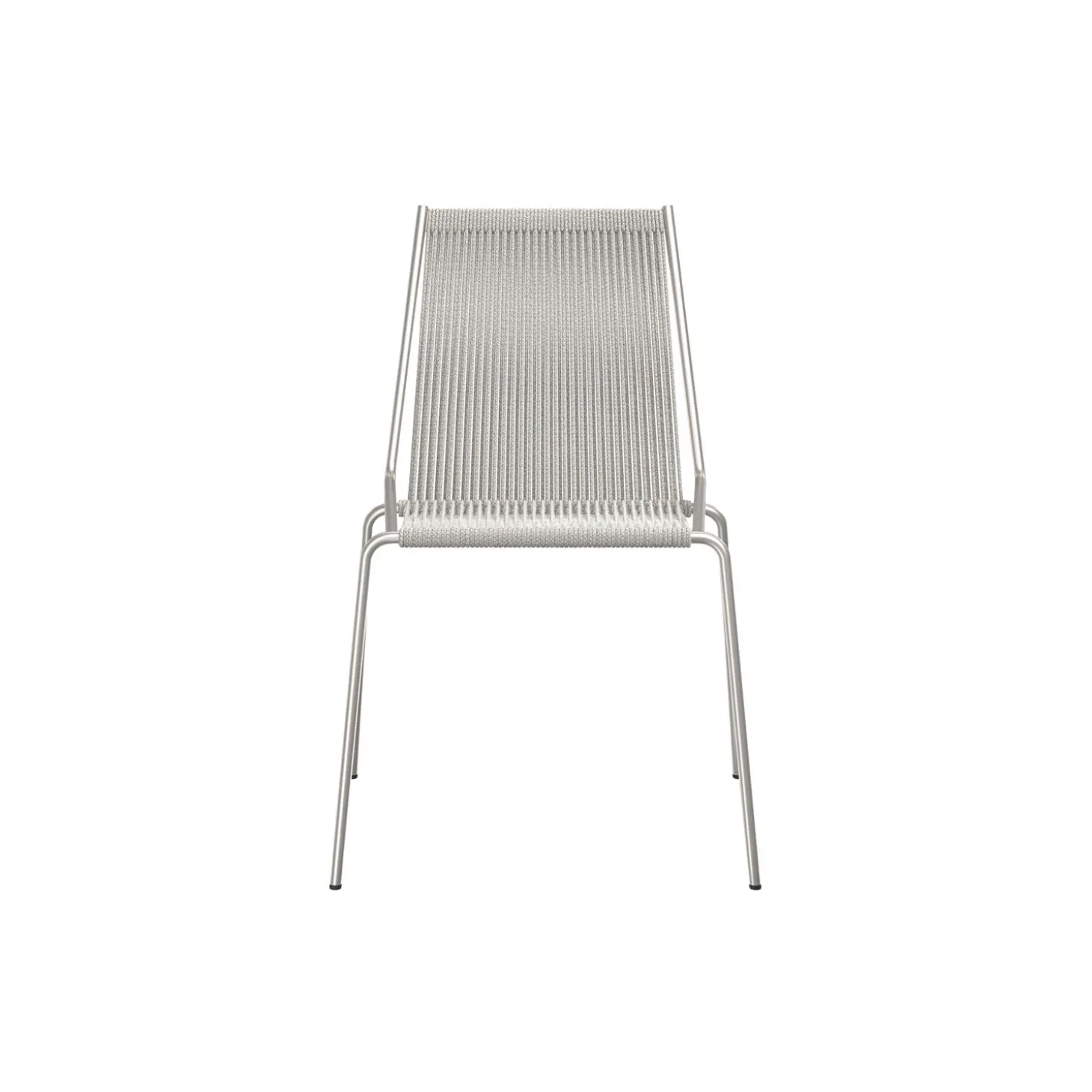 Noel Chair, steel/fair grey wool
