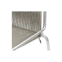 Noel Chair, steel/fair grey wool