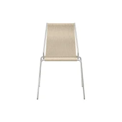 Noel Chair, steel/nature linen