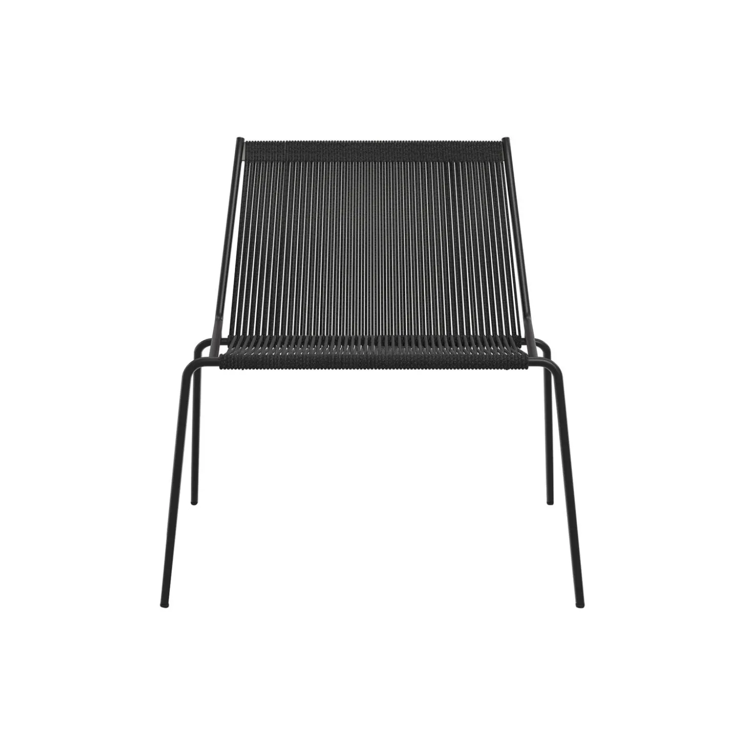 Noel Lounge Chair, black/black linen