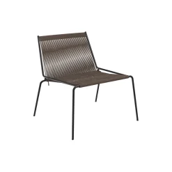 Noel Lounge Chair, black/dark grey wool