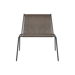 Noel Lounge Chair, black/dark grey wool