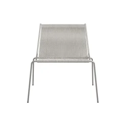 Noel Lounge Chair, steel/fair grey wool