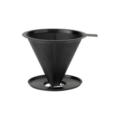 Nohr slow brew kaffetragt med filter, black metallic