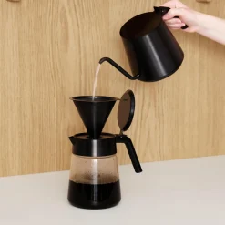 Nohr slow brew kaffetragt med filter, black metallic