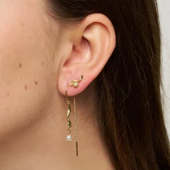 Noora Post Øreringe, green