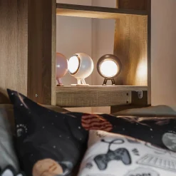 Norbitt LED Rechargeable Lamp, mushroom brown