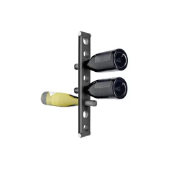 Nordic Kitchen hængende vinreol, black