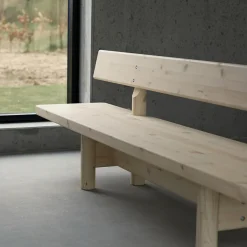 Nordsø bænk med ryglæn