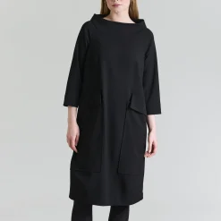 Noru kjole med krave, black