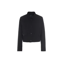 Noru kort jakke, black