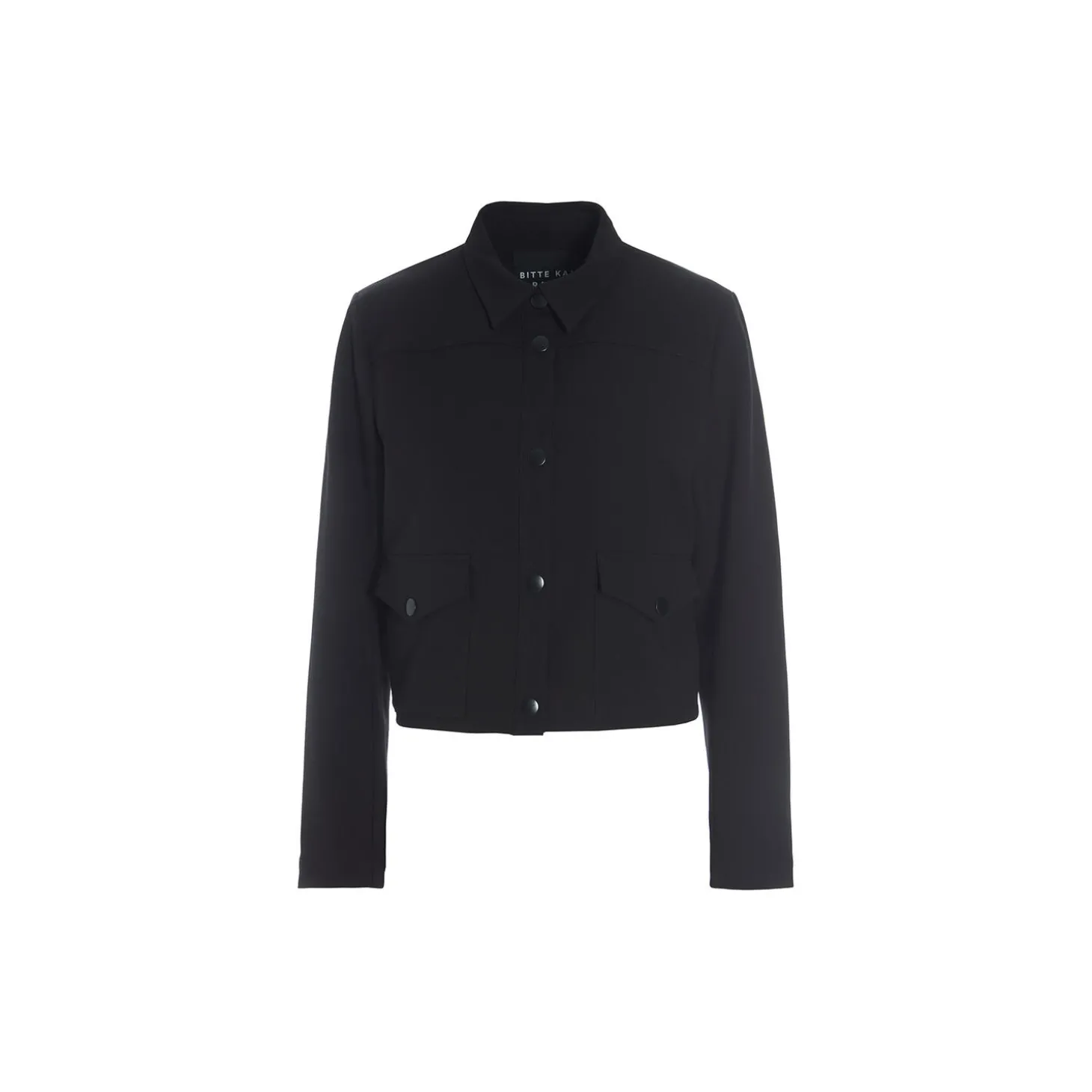 Noru kort jakke, black