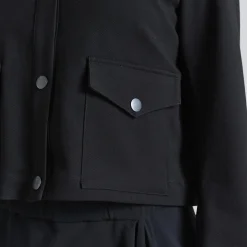 Noru kort jakke, black