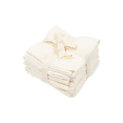 Nuvoli 10-pack Muslin Cloth, antique white