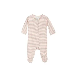 Nyfødt ribdragt, clay/offwhite