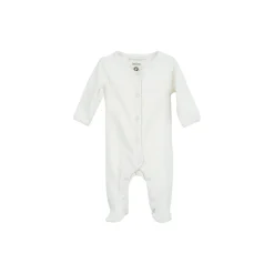 Nyfødt ribdragt, offwhite