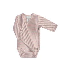 Nyfødt slå-om body, clay/offwhite