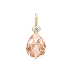 Ofelia Vedhæng, peach morganite