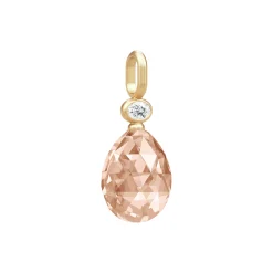 Ofelia Vedhæng, peach morganite