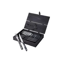 Old Farmer Black bestiksæt 8 dele