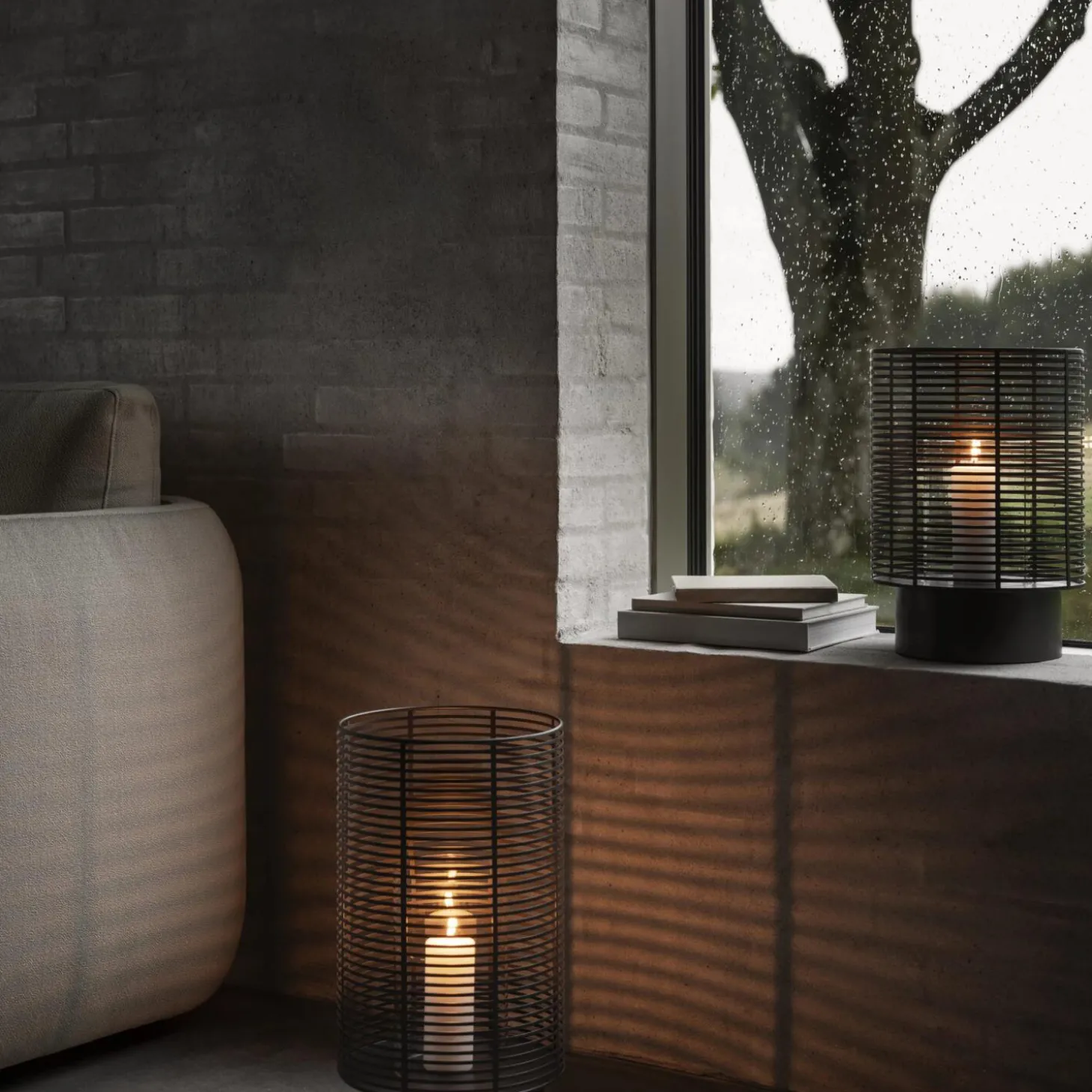 OLEA Outdoor Lantern, gunmetal