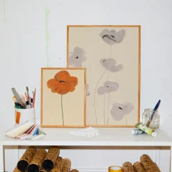 Orange Vallmo poster