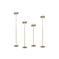 ORBIT gulvlampe, brass