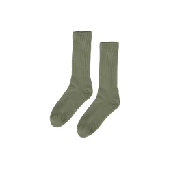 Organic Active Sock, dusty olive