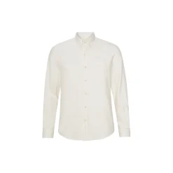 Organic Button Down Shirt, ivory white