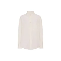 Organic Oversized Shirt, ivory white