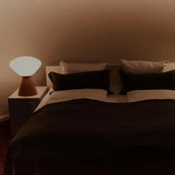 Ottilia Table Lamp, beige red/opal