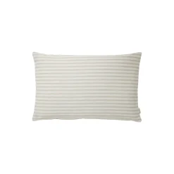 Outdoor Fine Stripe pude, beige