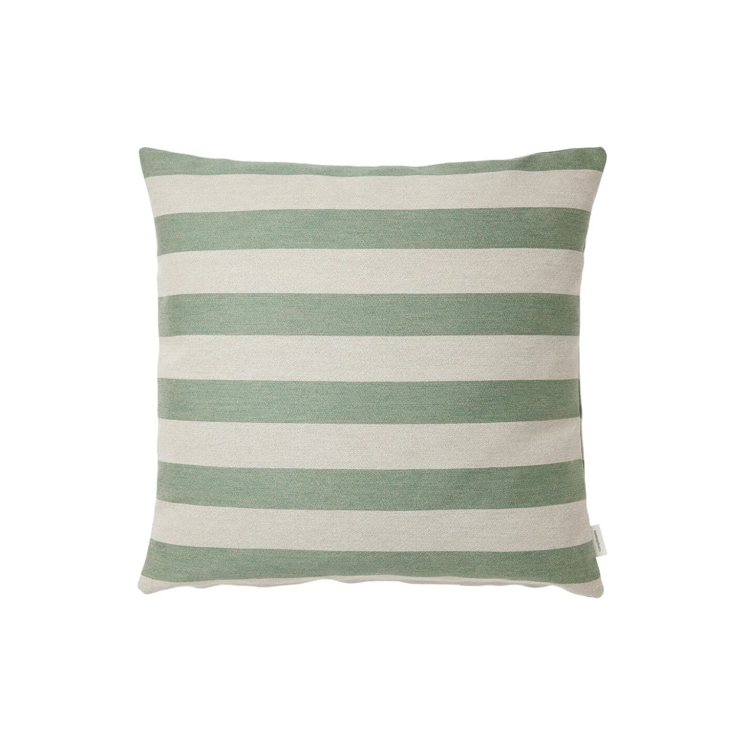 Outdoor Stripe pude, green