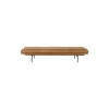 Outline Daybed, refine leather cognac/black