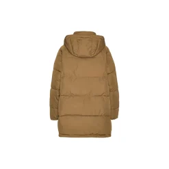 Oversized Padded Coat, mocca