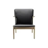 OW124 Beak Chair loungestol, olieret eg/sort